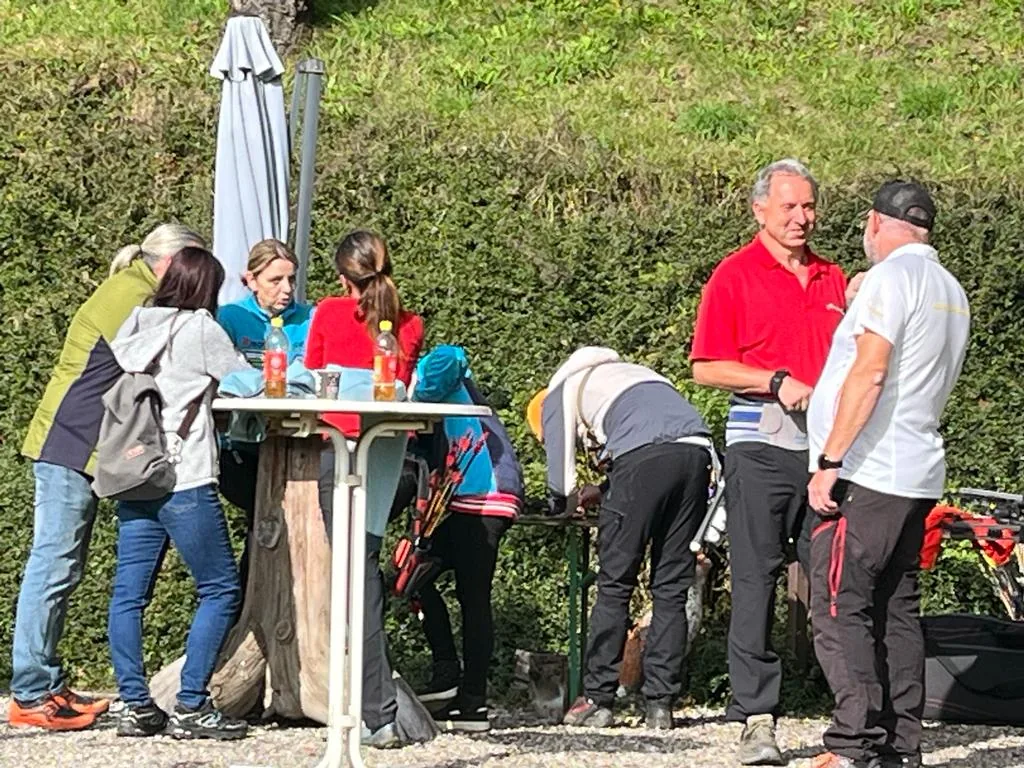 Ziel am Waldparcours